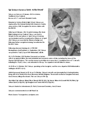 A preview of a PDF biography for Smith, Selwyn Clarence